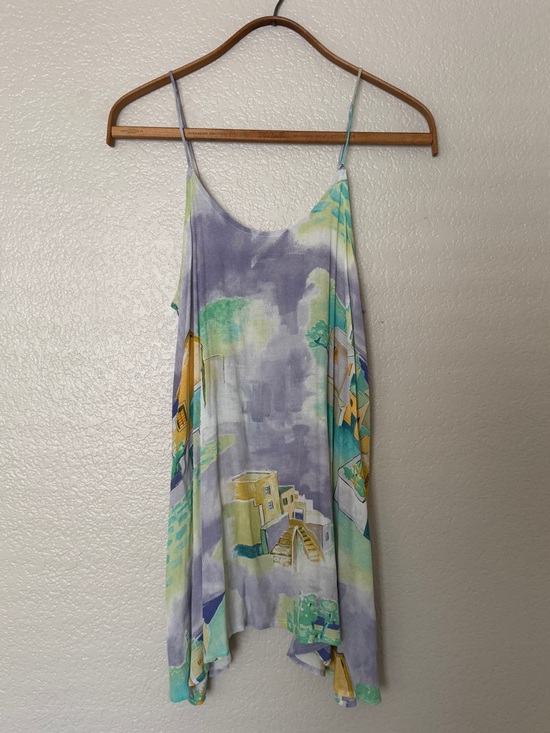 Dresses & Skirts - Kiosk Spaghetti Strap Mini Slip Dress - Village Lavender, Yellow, size 6/8